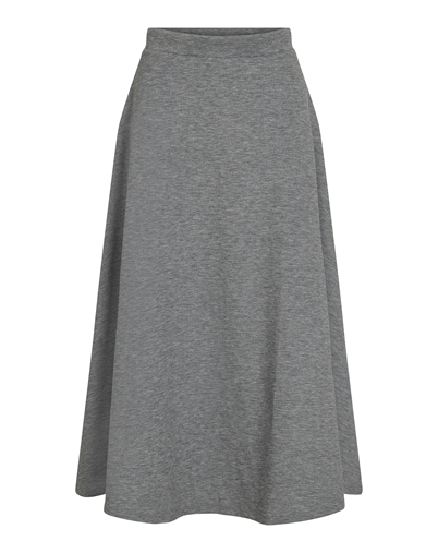 Vila - ViReflect HW Wide Midi Nederdel - Medium Grey Melange
